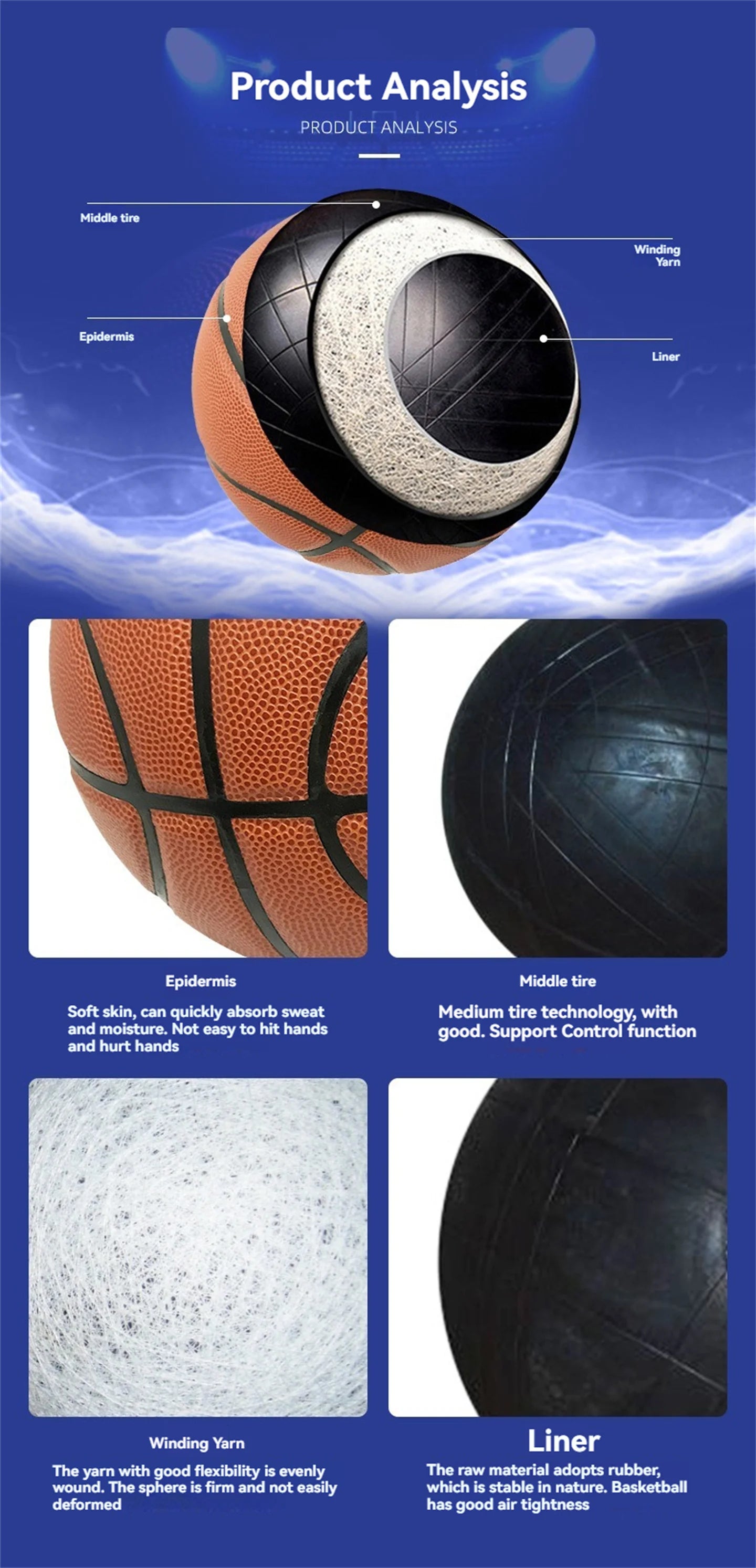 Engraved Basketball for Son/Grandson (Brown)