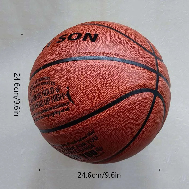 Engraved Basketball (Brown)